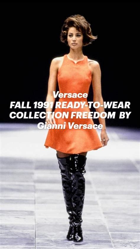 versace fall 1991 freedom influencer|gianni versace.